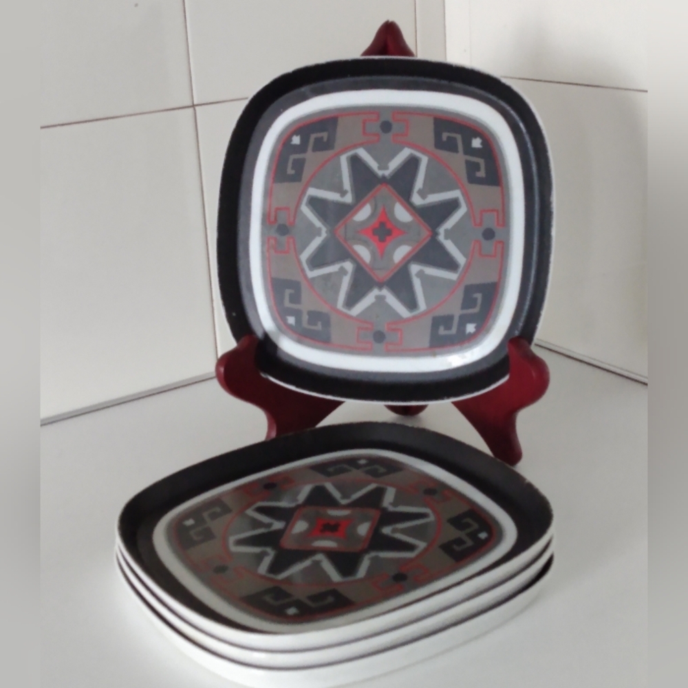 Vintage Japanese China Salad Small Plates Set of 4